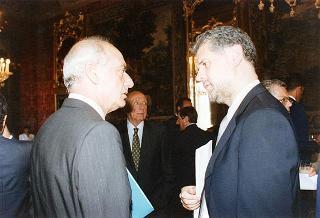 Il Presidente della Repubblica Oscar Luigi Scalfaro riceve Alessandra Guerra, presidente della Conferenza dei presidenti delle Regioni e delle Province Autonome, ed i componenti la Conferenza