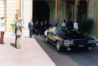 Incontro del Presidente della Repubblica Oscar Luigi Scalfaro con Yasser Arafat, Presidente dell'Autorità Nazionale Palestinese