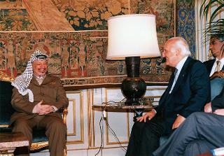 Incontro del Presidente della Repubblica Oscar Luigi Scalfaro con Yasser Arafat, Presidente dell'Autorità Nazionale Palestinese