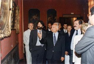 Intervento del Presidente della Repubblica a Venezia per assistere alla Regata Storica e alla proiezione del film "Par-dela les nuages", presentato nell'ambito della 52^ Mostra internazionale d'arte cinematografica