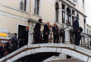 Intervento del Presidente della Repubblica a Venezia per assistere alla Regata Storica e alla proiezione del film "Par-dela les nuages", presentato nell'ambito della 52^ Mostra internazionale d'arte cinematografica