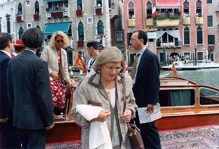 Intervento del Presidente della Repubblica a Venezia per assistere alla Regata Storica e alla proiezione del film "Par-dela les nuages", presentato nell'ambito della 52^ Mostra internazionale d'arte cinematografica