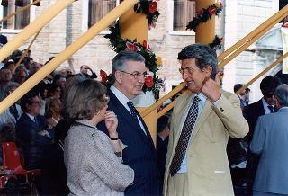 Intervento del Presidente della Repubblica a Venezia per assistere alla Regata Storica e alla proiezione del film "Par-dela les nuages", presentato nell'ambito della 52^ Mostra internazionale d'arte cinematografica