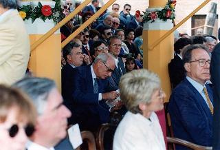 Intervento del Presidente della Repubblica a Venezia per assistere alla Regata Storica e alla proiezione del film "Par-dela les nuages", presentato nell'ambito della 52^ Mostra internazionale d'arte cinematografica
