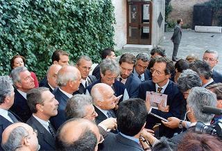 Intervento del Presidente della Repubblica a Venezia per assistere alla Regata Storica e alla proiezione del film "Par-dela les nuages", presentato nell'ambito della 52^ Mostra internazionale d'arte cinematografica