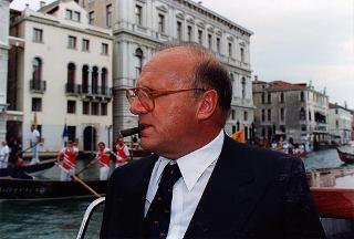 Intervento del Presidente della Repubblica a Venezia per assistere alla Regata Storica e alla proiezione del film "Par-dela les nuages", presentato nell'ambito della 52^ Mostra internazionale d'arte cinematografica
