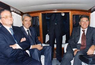 Intervento del Presidente della Repubblica a Venezia per assistere alla Regata Storica e alla proiezione del film "Par-dela les nuages", presentato nell'ambito della 52^ Mostra internazionale d'arte cinematografica