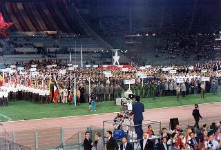Intervento del Presidente della Repubblica alla cerimonia inaugurale dei Primi Giochi Mondiali Militari allo Stadio Olimpico (ROMA)