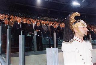 Intervento del Presidente della Repubblica alla cerimonia inaugurale dei Primi Giochi Mondiali Militari allo Stadio Olimpico (ROMA)