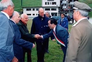 Visita del Presidente della Repubblica al Santuario di Nostra Signora d'Europa in Motta di Campodolcino, in occasione della celebrazione del 50° anniversario di fondazione delle ACLI milanesi