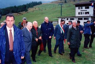 Visita del Presidente della Repubblica al Santuario di Nostra Signora d'Europa in Motta di Campodolcino, in occasione della celebrazione del 50° anniversario di fondazione delle ACLI milanesi