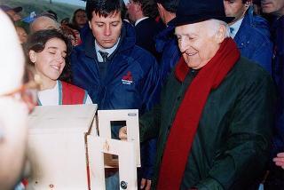 Visita del Presidente della Repubblica al Santuario di Nostra Signora d'Europa in Motta di Campodolcino, in occasione della celebrazione del 50° anniversario di fondazione delle ACLI milanesi
