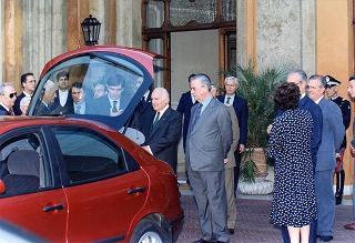 Presentazione al Presidente della Repubblica delle nuove autovetture "FIAT Bravo" e "FIAT Brava"