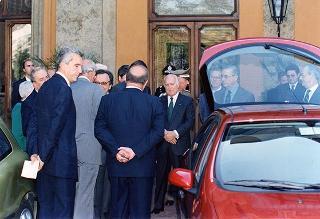 Presentazione al Presidente della Repubblica delle nuove autovetture "FIAT Bravo" e "FIAT Brava"