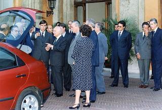 Presentazione al Presidente della Repubblica delle nuove autovetture "FIAT Bravo" e "FIAT Brava"