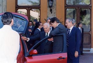 Presentazione al Presidente della Repubblica delle nuove autovetture "FIAT Bravo" e "FIAT Brava"