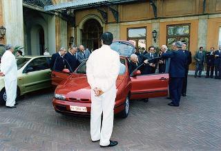 Presentazione al Presidente della Repubblica delle nuove autovetture "FIAT Bravo" e "FIAT Brava"