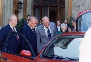 Presentazione al Presidente della Repubblica delle nuove autovetture "FIAT Bravo" e "FIAT Brava"