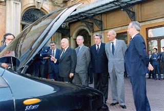 Presentazione al Presidente della Repubblica delle nuove autovetture "FIAT Bravo" e "FIAT Brava"