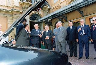 Presentazione al Presidente della Repubblica delle nuove autovetture "FIAT Bravo" e "FIAT Brava"