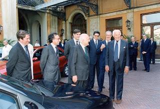Presentazione al Presidente della Repubblica delle nuove autovetture "FIAT Bravo" e "FIAT Brava"