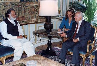 Incontro del Presidente della Repubblica Oscar Luigi Scalfaro con Sardar Asif Ahmed Ali, ministro degli esteri della Repubblica Islamica del Pakistan