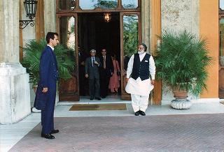 Incontro del Presidente della Repubblica Oscar Luigi Scalfaro con Sardar Asif Ahmed Ali, ministro degli esteri della Repubblica Islamica del Pakistan