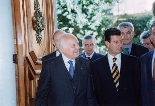 Visita del Presidente della Repubblica alla città di Pistoia e intervento a Montecatini al Raduno dell'Associazione Nazionale Combattenti e Reduci