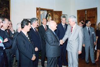 Visita del Presidente della Repubblica alla città di Pistoia e intervento a Montecatini al Raduno dell'Associazione Nazionale Combattenti e Reduci