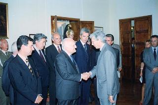 Visita del Presidente della Repubblica alla città di Pistoia e intervento a Montecatini al Raduno dell'Associazione Nazionale Combattenti e Reduci