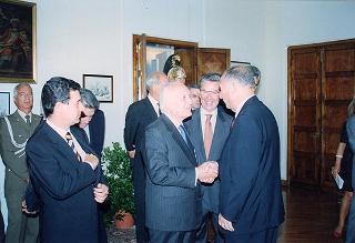 Visita del Presidente della Repubblica alla città di Pistoia e intervento a Montecatini al Raduno dell'Associazione Nazionale Combattenti e Reduci