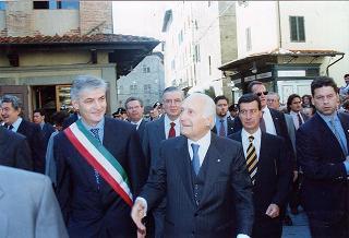 Visita del Presidente della Repubblica alla città di Pistoia e intervento a Montecatini al Raduno dell'Associazione Nazionale Combattenti e Reduci