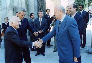 Visita del Presidente della Repubblica alla città di Pistoia e intervento a Montecatini al Raduno dell'Associazione Nazionale Combattenti e Reduci