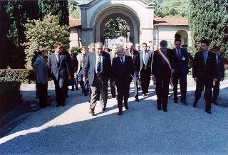 Visita del Presidente della Repubblica alla città di Pistoia e intervento a Montecatini al Raduno dell'Associazione Nazionale Combattenti e Reduci