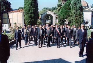Visita del Presidente della Repubblica alla città di Pistoia e intervento a Montecatini al Raduno dell'Associazione Nazionale Combattenti e Reduci