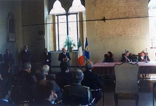 Visita del Presidente della Repubblica alla città di Pistoia e intervento a Montecatini al Raduno dell'Associazione Nazionale Combattenti e Reduci