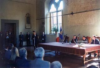 Visita del Presidente della Repubblica alla città di Pistoia e intervento a Montecatini al Raduno dell'Associazione Nazionale Combattenti e Reduci