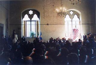 Visita del Presidente della Repubblica alla città di Pistoia e intervento a Montecatini al Raduno dell'Associazione Nazionale Combattenti e Reduci