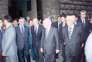 Visita del Presidente della Repubblica alla città di Pistoia e intervento a Montecatini al Raduno dell'Associazione Nazionale Combattenti e Reduci