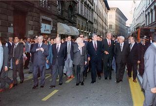 Visita del Presidente della Repubblica alla città di Pistoia e intervento a Montecatini al Raduno dell'Associazione Nazionale Combattenti e Reduci