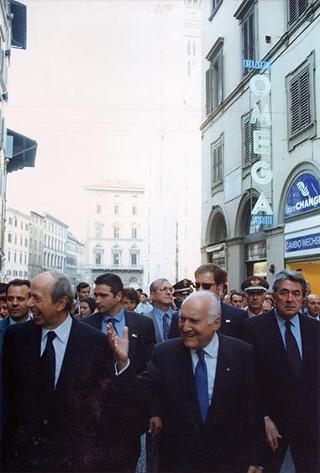 Visita del Presidente della Repubblica alla città di Pistoia e intervento a Montecatini al Raduno dell'Associazione Nazionale Combattenti e Reduci