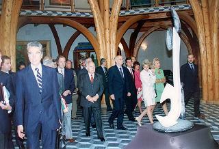 Visita del Presidente della Repubblica alla città di Pistoia e intervento a Montecatini al Raduno dell'Associazione Nazionale Combattenti e Reduci