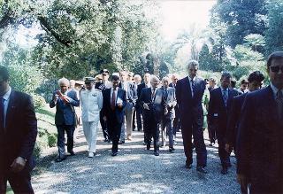 Visita del Presidente della Repubblica alla città di Pistoia e intervento a Montecatini al Raduno dell'Associazione Nazionale Combattenti e Reduci