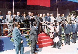 Visita del Presidente della Repubblica alla città di Pistoia e intervento a Montecatini al Raduno dell'Associazione Nazionale Combattenti e Reduci