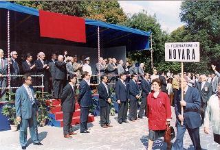 Visita del Presidente della Repubblica alla città di Pistoia e intervento a Montecatini al Raduno dell'Associazione Nazionale Combattenti e Reduci