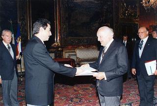Samir Masarweh, nuovo ambasciatore del Regno Hashemita di Giordania: presentazione lettere credenziali
