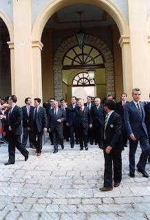 Visita del Presidente della Repubblica Oscar Luigi Scalfaro alla città di Matera