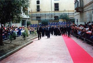 Visita del Presidente della Repubblica Oscar Luigi Scalfaro alla città di Matera