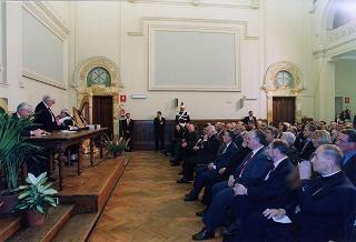 Intervento del Presidente della Repubblica alla cerimonia inaugurale della nuova Biblioteca della Facoltà Valdese di Teologia a Roma