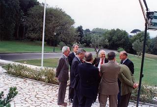Castelporziano: riunione del Presidente della Repubblica con i consiglieri e le consorti